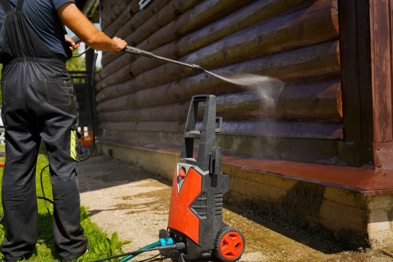 Log Home Pressure Washing